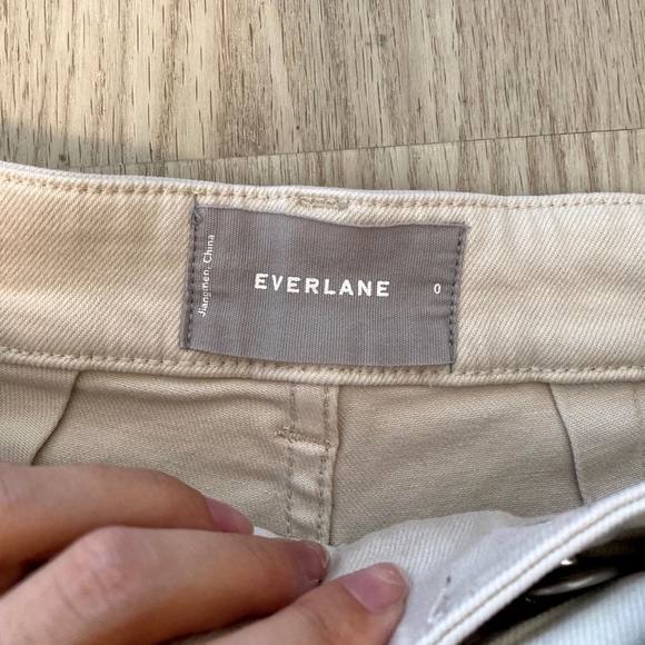 Everlane Straight Leg Crop in Bone - Picture 5 of 5